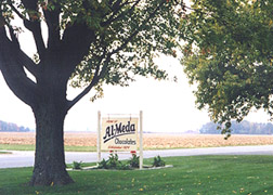 Looking across fertile farm fields of Northwest Ohio.